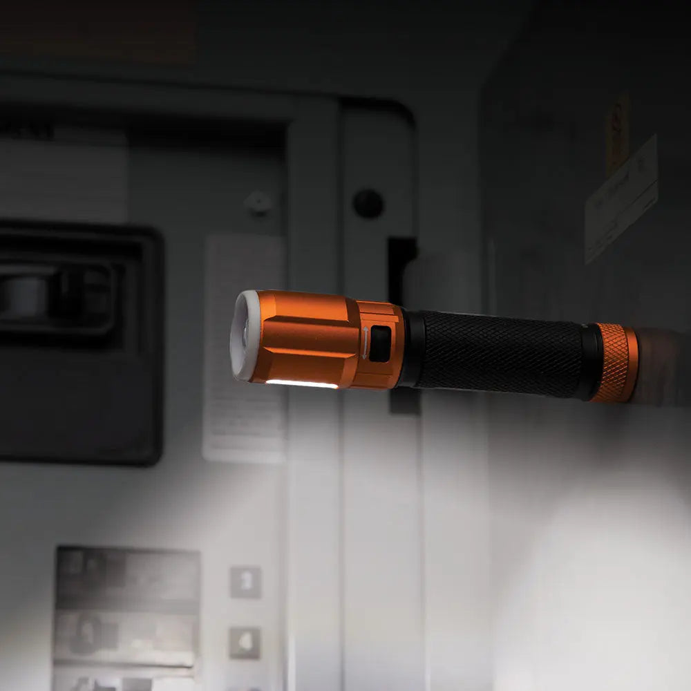 Klein Rechargeable LED Flashlight with Worklight Klein Tools