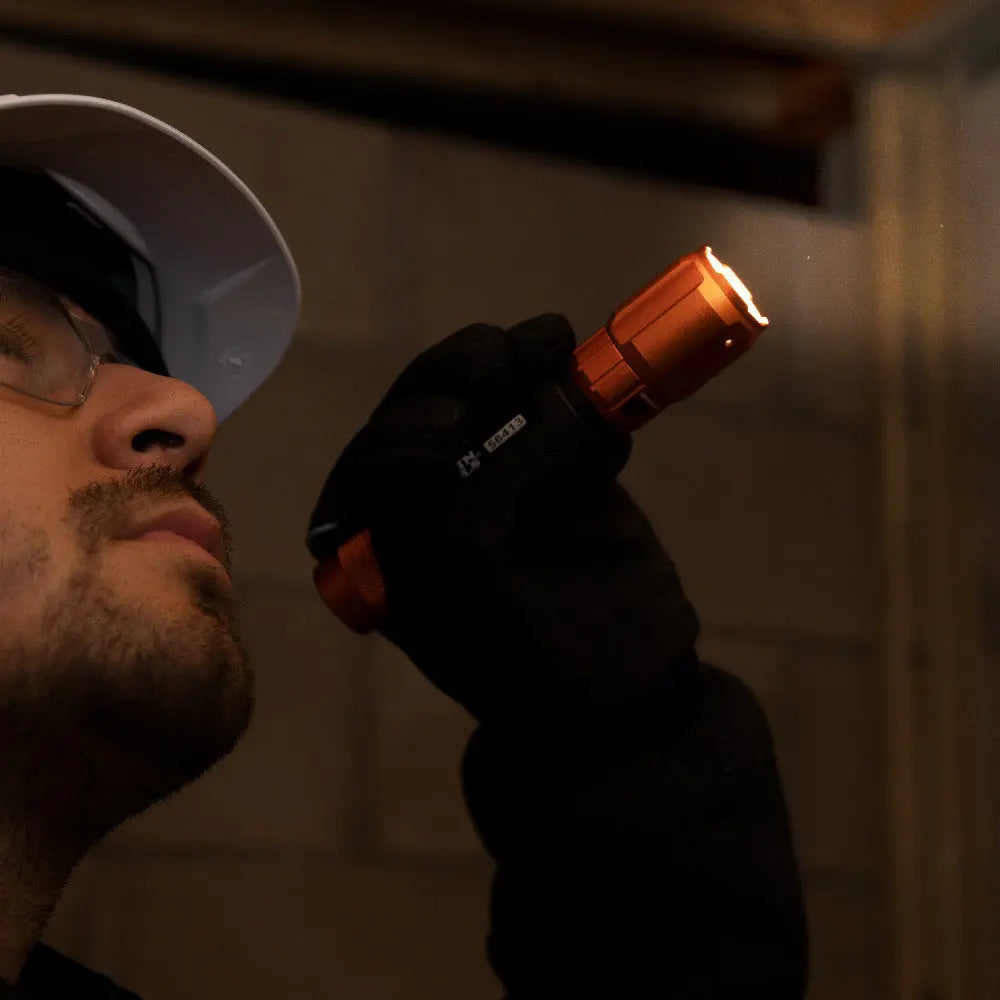 Klein Rechargeable 2-Color LED Flashlight with Holster Klein Tools