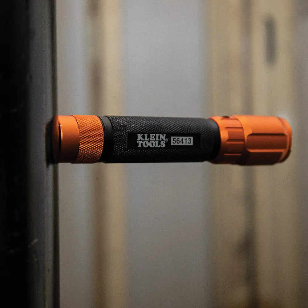Klein Rechargeable 2-Color LED Flashlight with Holster Klein Tools