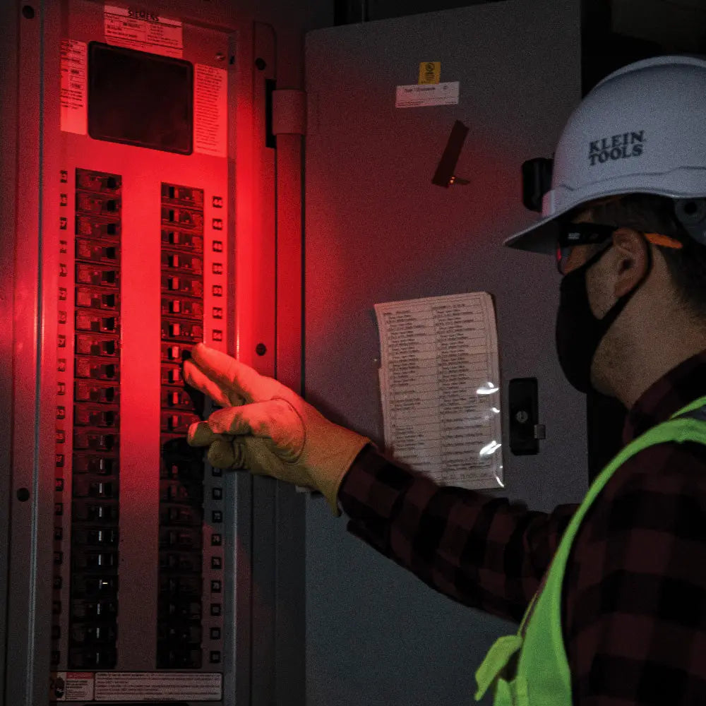 Klein Rechargeable 2-Color LED Headlamp with Adjustable Strap Klein Tools