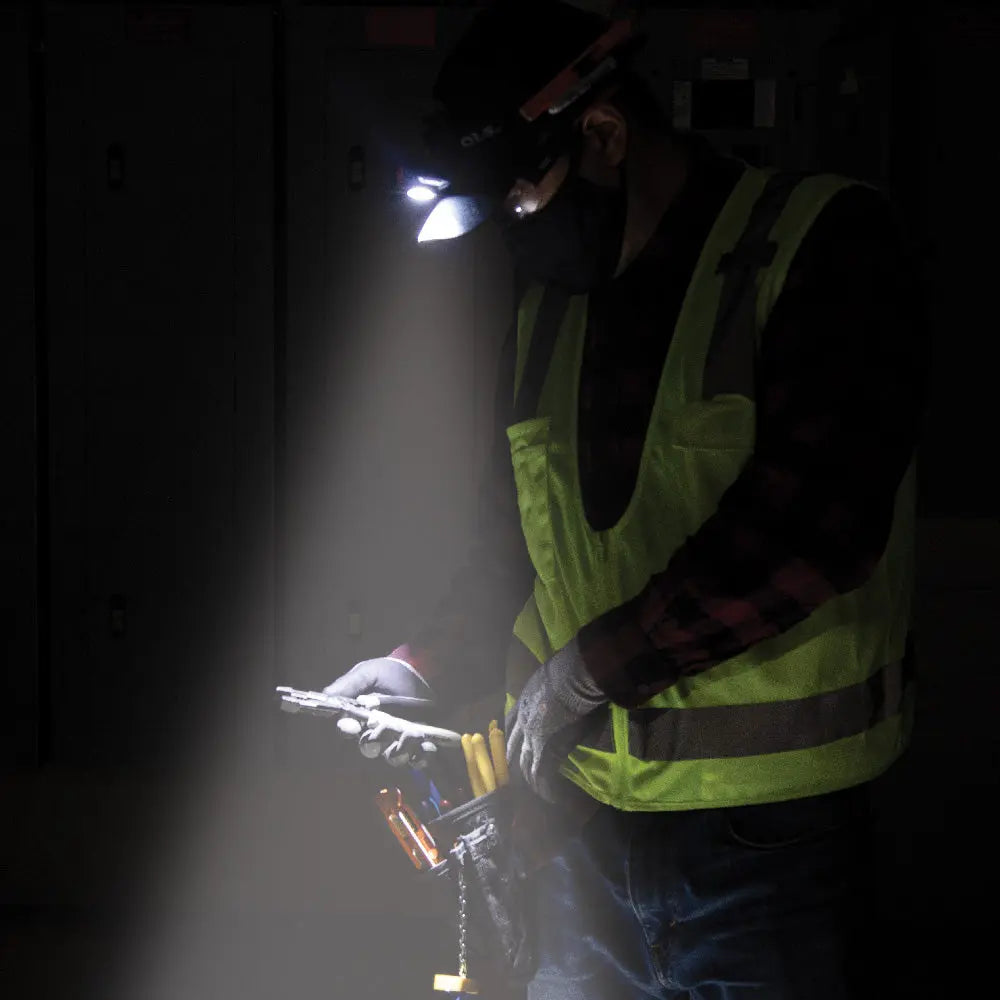 Klein Rechargeable 2-Color LED Headlamp with Adjustable Strap Klein Tools