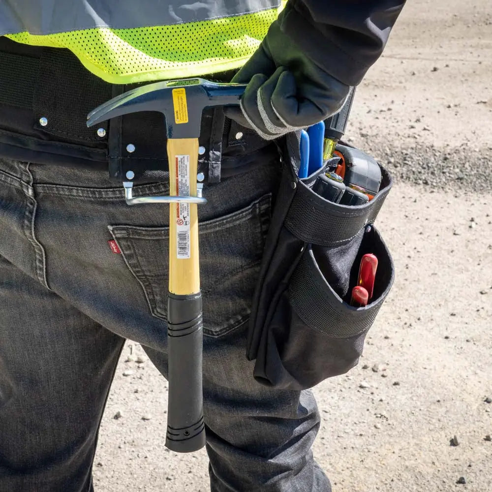 Klein Electrician's Padded Tool Belt/Pouch Combo, 11-Pocket, 4-Piece, M Klein Tools