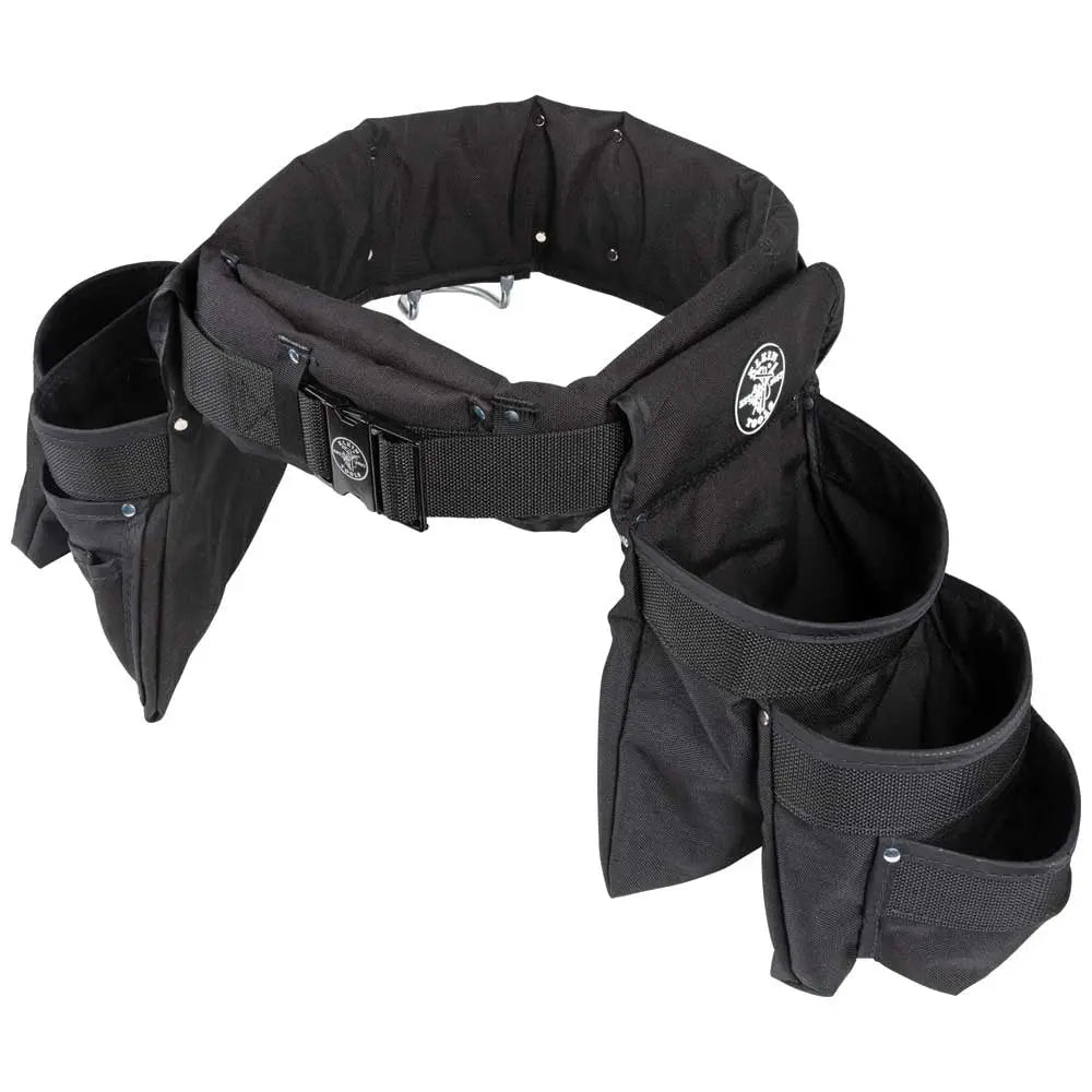 Klein Electrician's Padded Tool Belt/Pouch Combo, 11-Pocket, 4-Piece, M Klein Tools