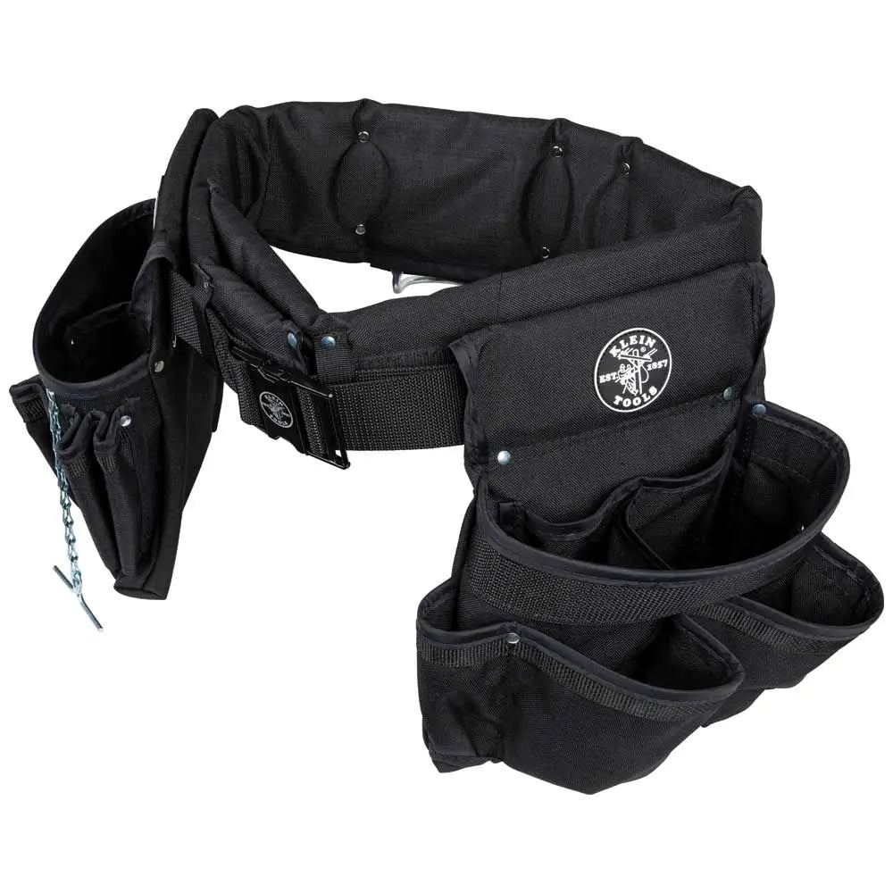 Klein Electrician's Padded Tool Belt/Pouch Combo, 27-Pocket, 4-Piece, M Klein Tools