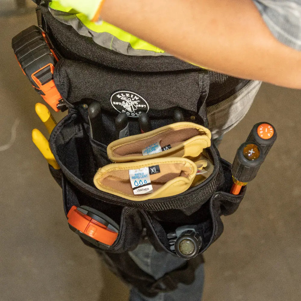 Klein PowerLine™ Series Tool Pouch, 8-Pocket Klein Tools
