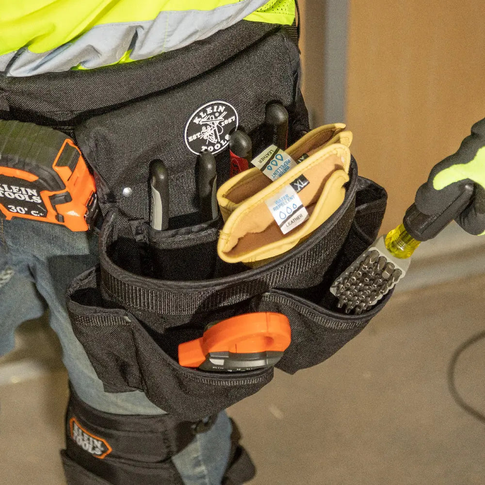 Klein PowerLine™ Series Tool Pouch, 8-Pocket Klein Tools