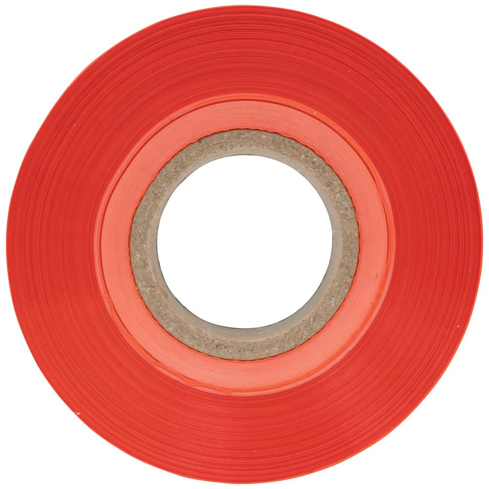 Klein Caution Tape, Barricade, CAUTION-BURIED ELECTRIC LINE, Red, 1000-Foot