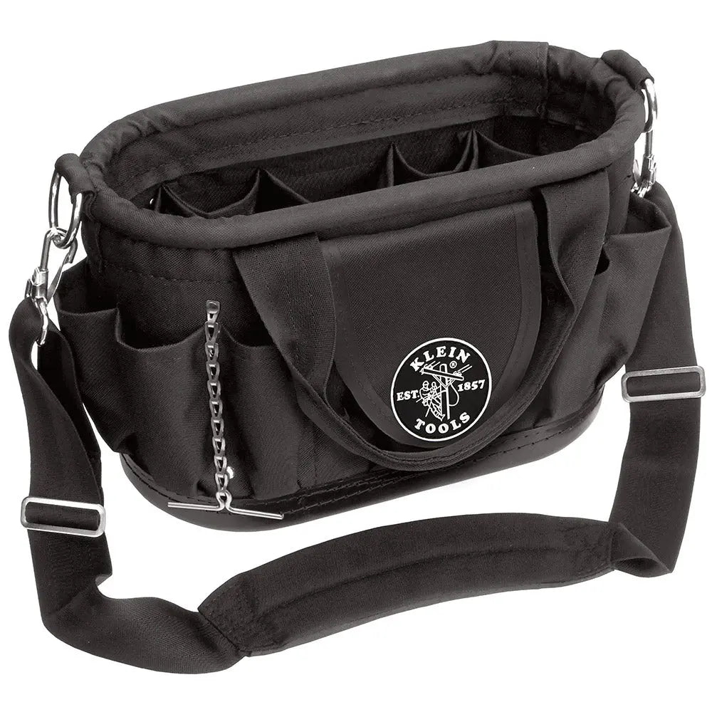 Klein 17 Pocket Tool Tote with Shoulder Strap Klein Tools