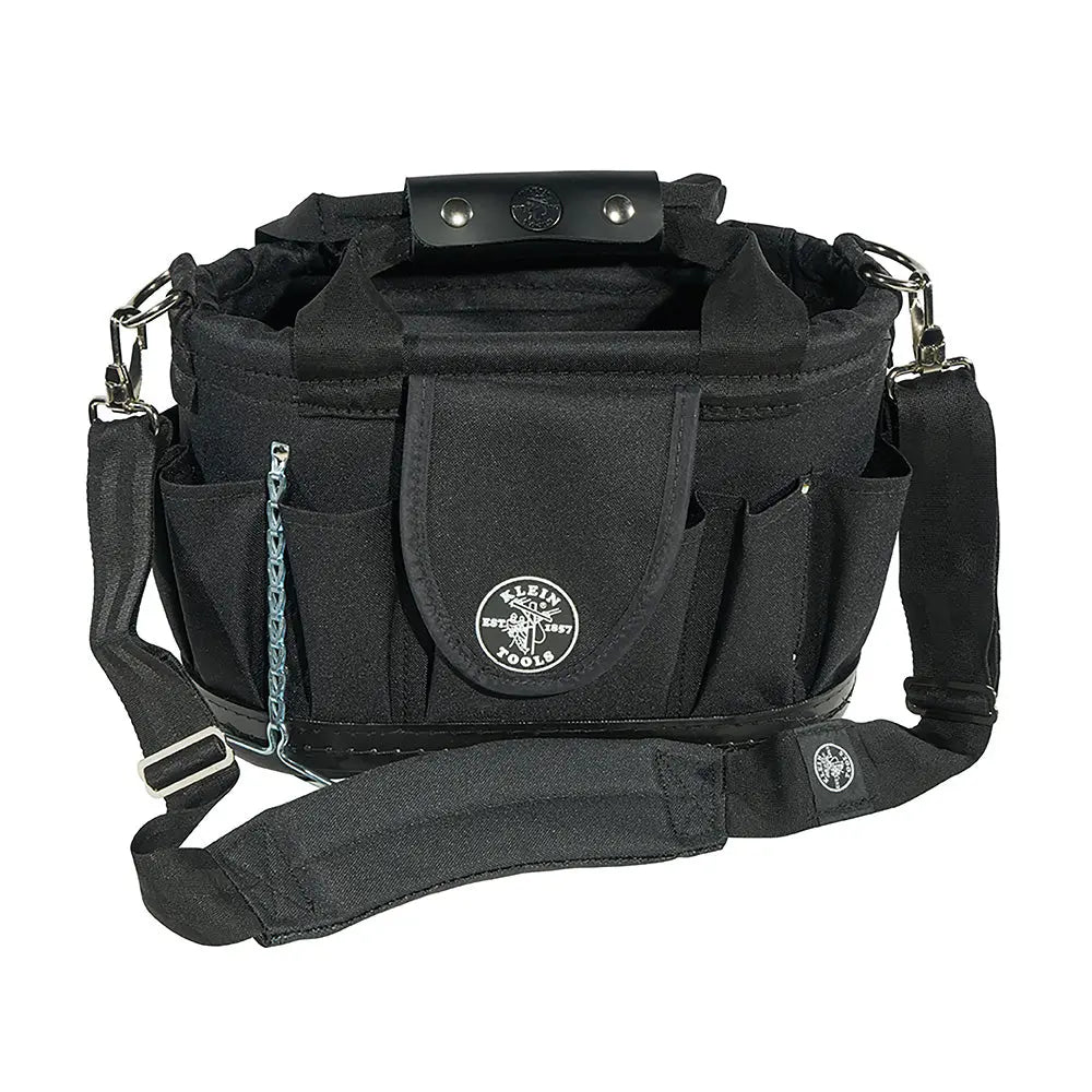 Klein 17 Pocket Tool Tote with Shoulder Strap Klein Tools