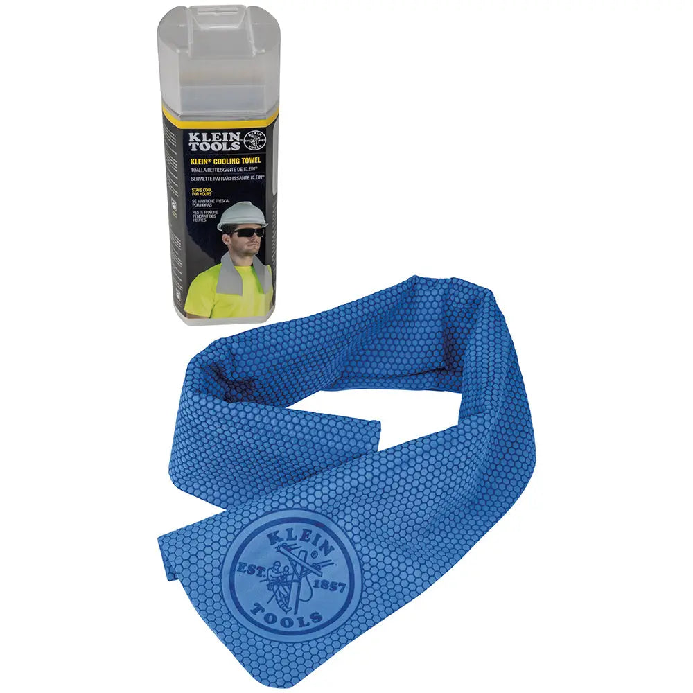 Klein Cooling Towel, Blue Klein Tools