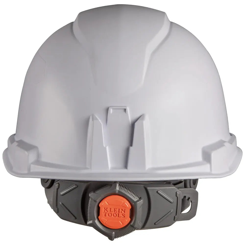 Klein Hard Hat, Non-Vented, Cap Style, White Klein Tools