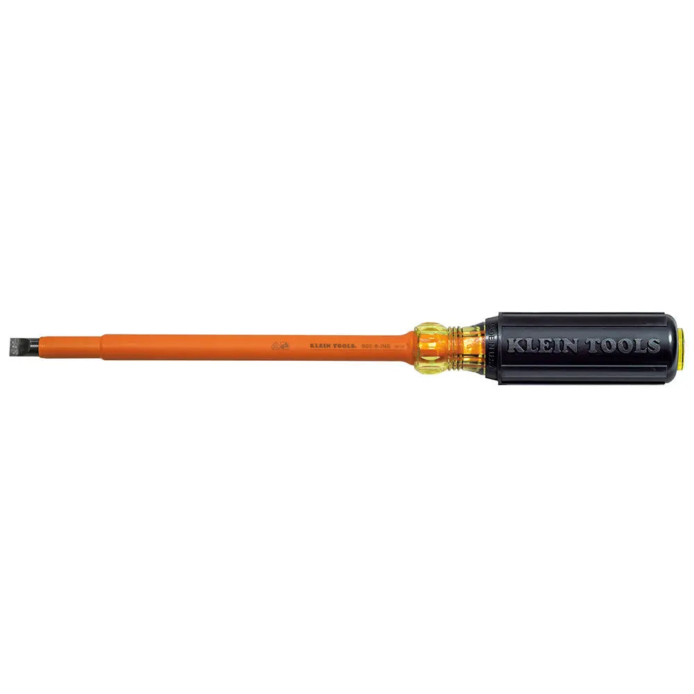 Klein Insulated Screwdriver, 3/8-Inch Cabinet, 8-Inch Klein Tools