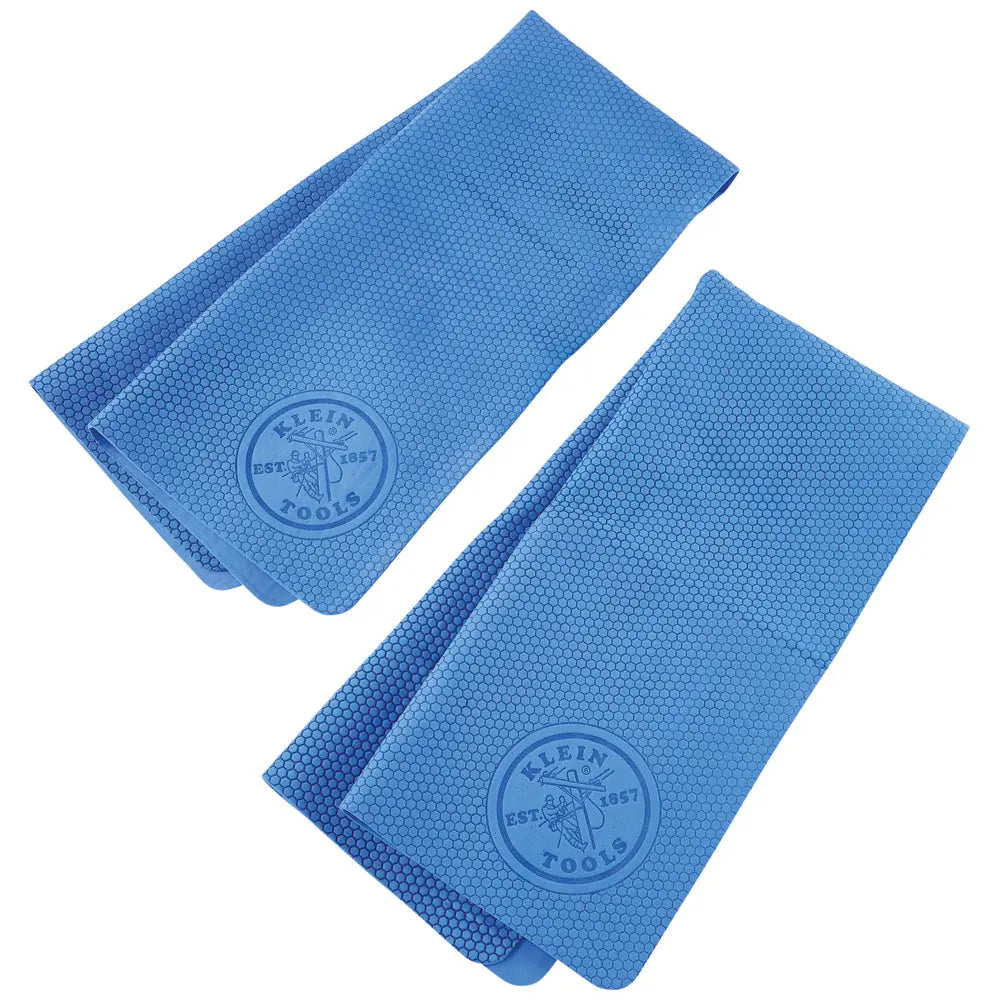 Klein Cooling PVA Towel, Blue, 2-Pack Klein Tools
