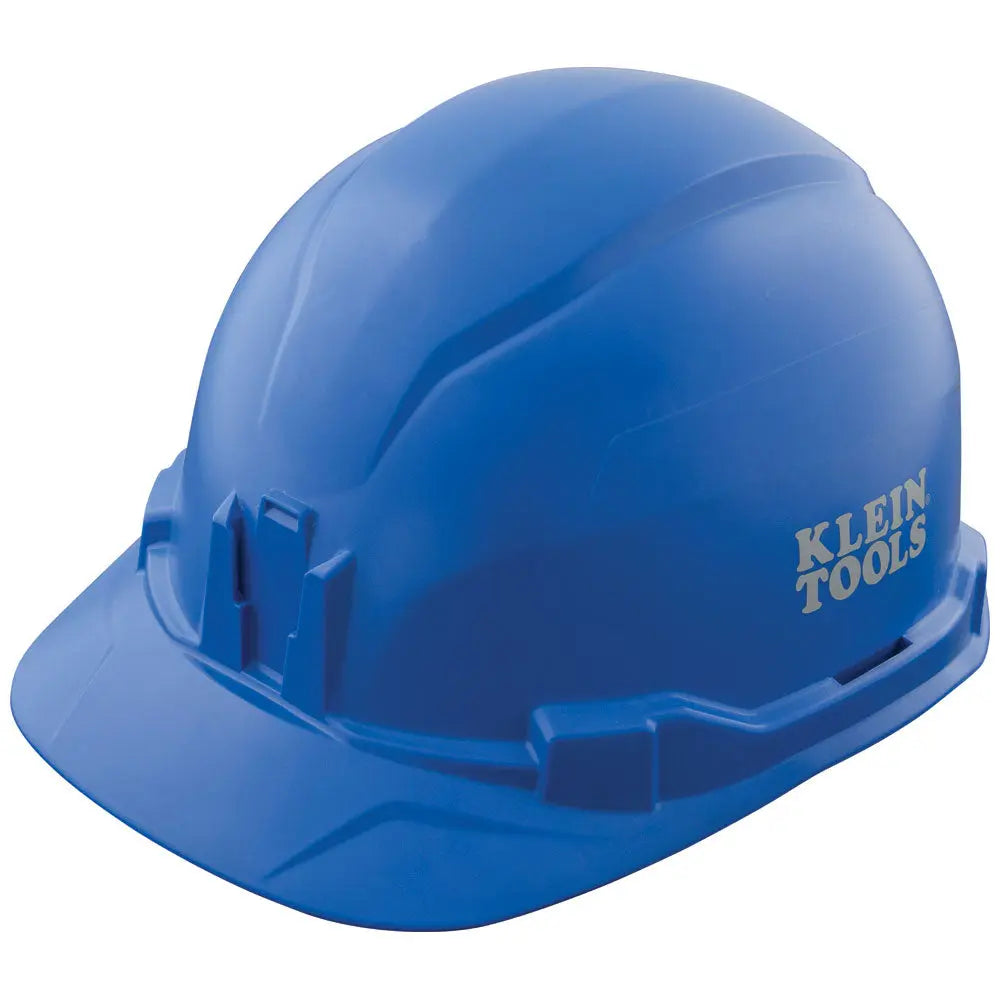 Klein Hard Hat, Non-Vented, Cap Style, Blue Klein Tools