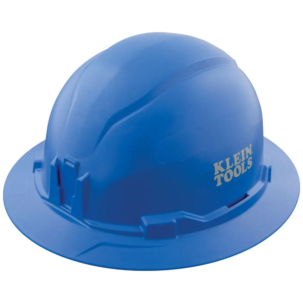 Klein Hard Hat, Non-Vented, Full Brim Style , Blue Klein Tools
