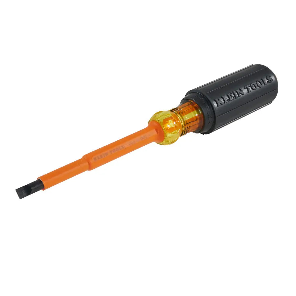 Klein 1/4-Inch Cabinet Tip Insulated Screwdriver, 4-Inch Klein Tools