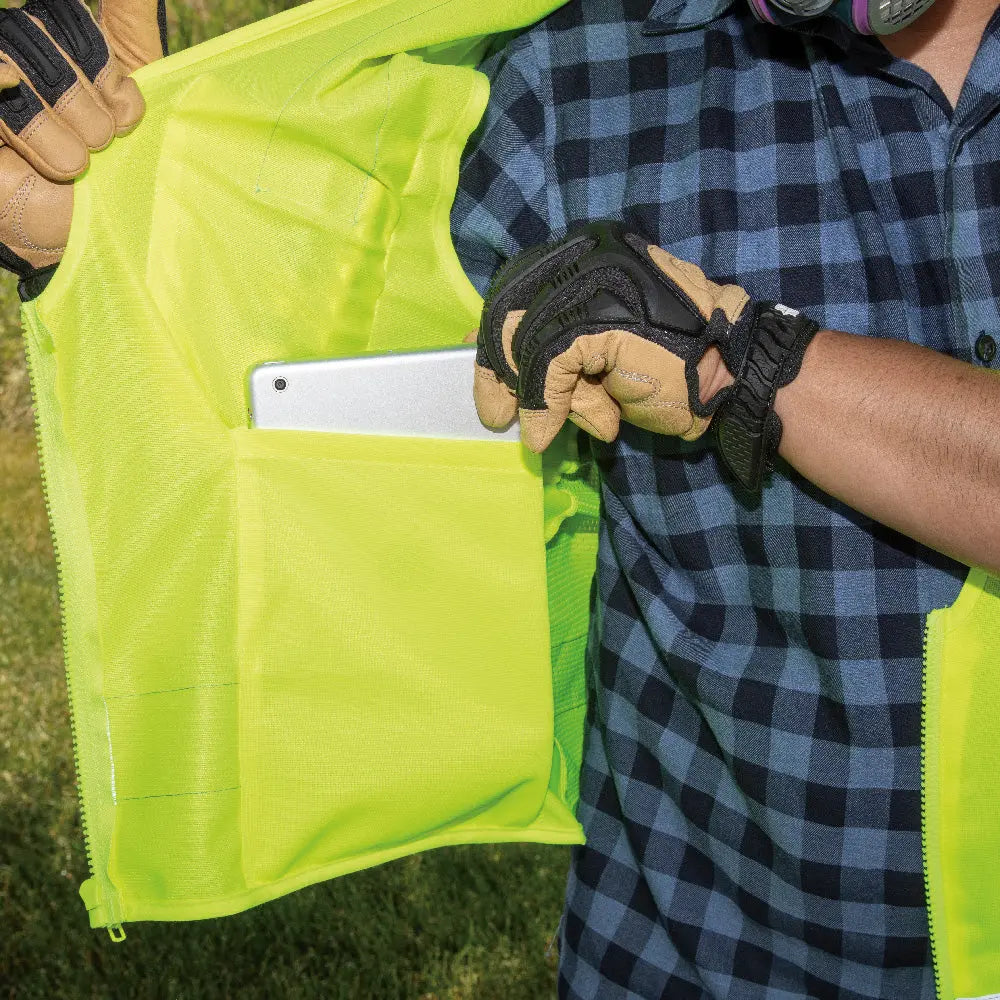 Klein Safety Vest, High-Visibility Reflective Vest, XL Klein Tools