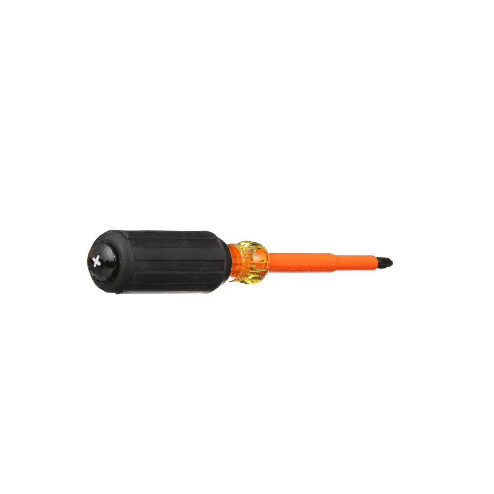 Klein Insulated Screwdriver, #2 Phillips Tip, 4-Inch Klein Tools
