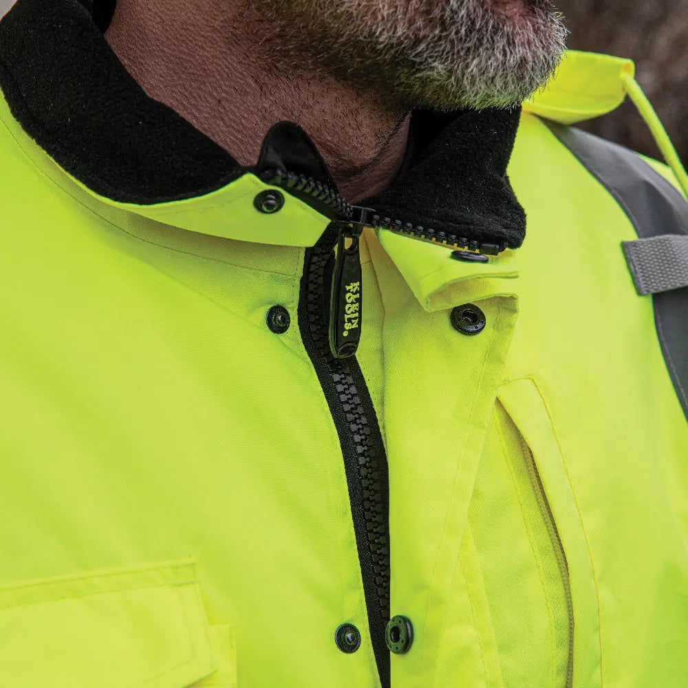 Klein High-Visibility Winter Bomber Jacket, 2XL Klein Tools