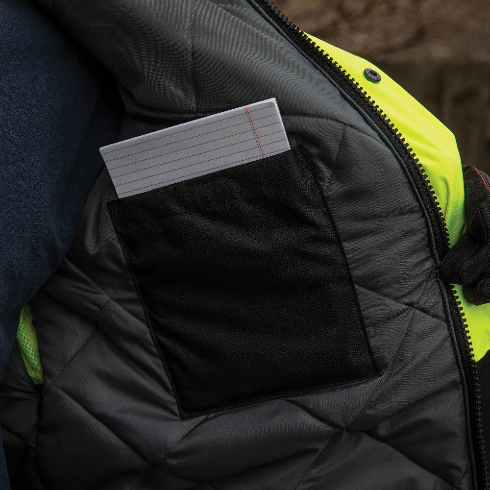 Klein High-Visibility Winter Bomber Jacket, 3XL Klein Tools
