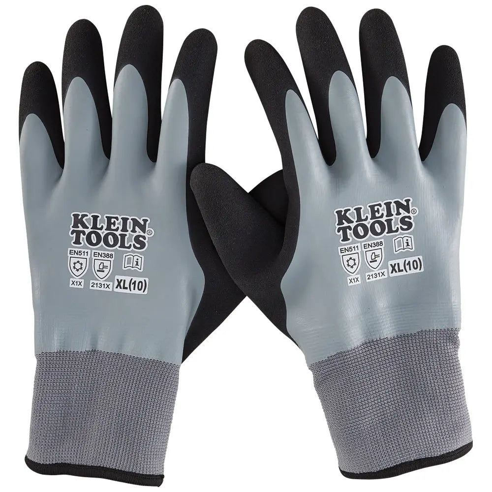 Klein Thermal Dipped Gloves, Extra-Large Klein Tools