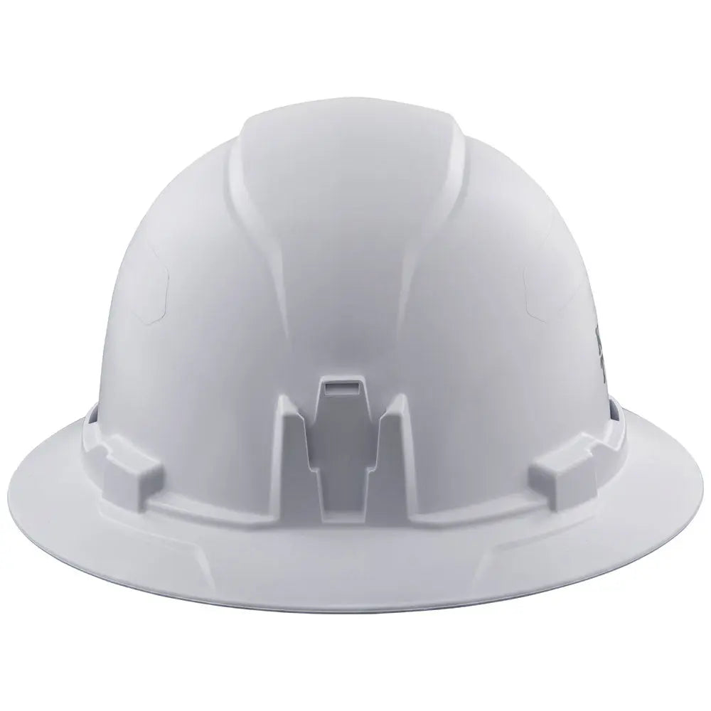 Klein Hard Hat, Non-Vented, Full Brim Style, White Klein Tools