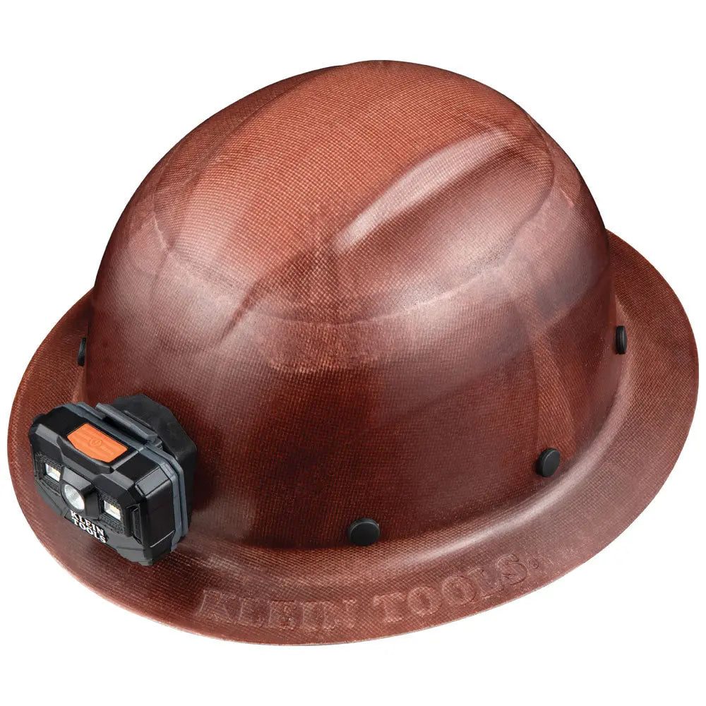 Klein Hard Hat, KONSTRUCT Series, Full-Brim, Class G, Rechargeable Headlamp Klein Tools