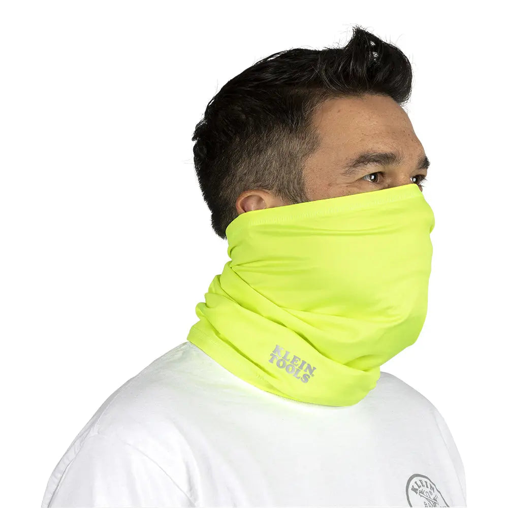 Klein Neck and Face Cooling Band, High-Visibility Yellow Klein Tools
