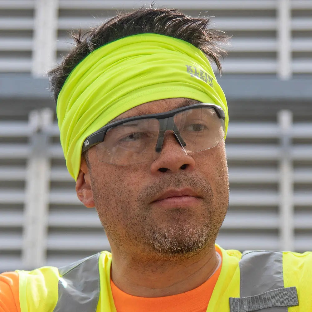Klein Neck and Face Cooling Band, High-Visibility Yellow Klein Tools