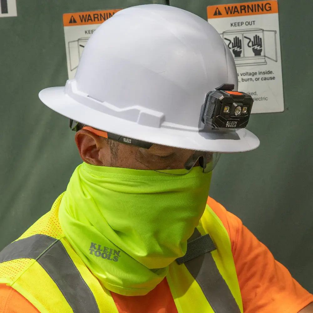 Klein Neck and Face Cooling Band, High-Visibility Yellow Klein Tools