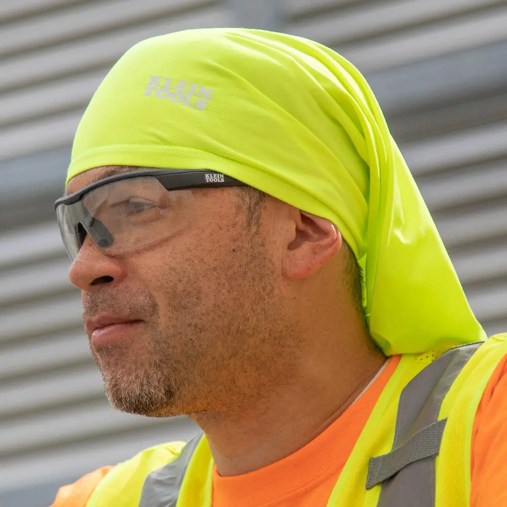 Klein Neck and Face Cooling Band, High-Visibility Yellow Klein Tools
