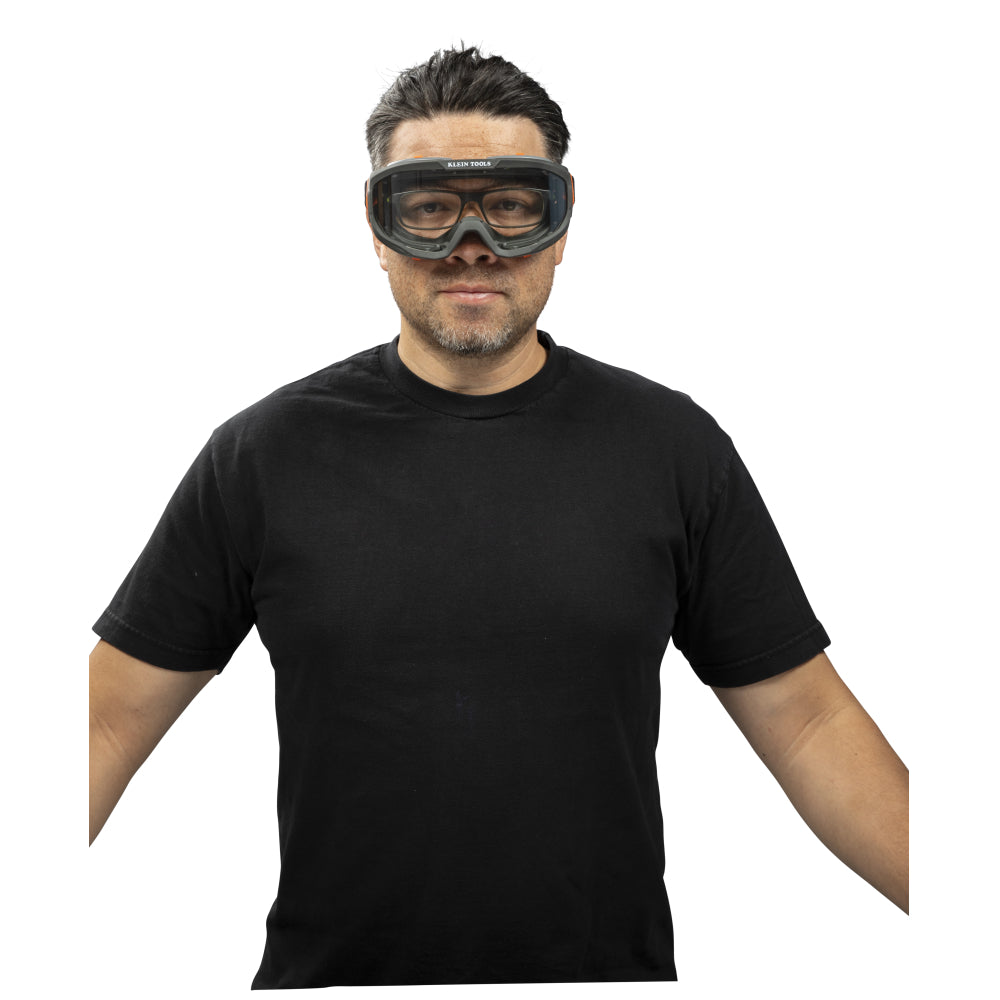 Klein Safety Goggles, Clear Lens