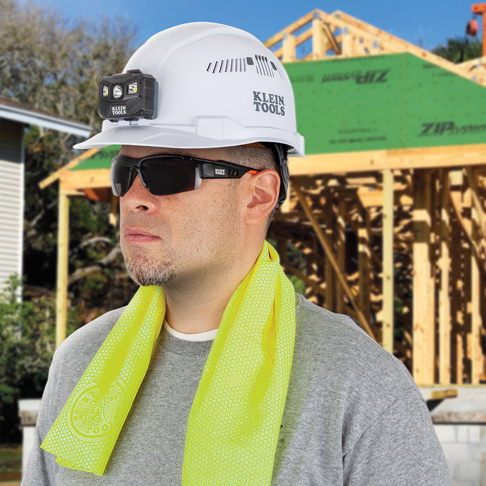 Klein Cooling PVA Towel, High-Visibility Yellow, 2-Pack