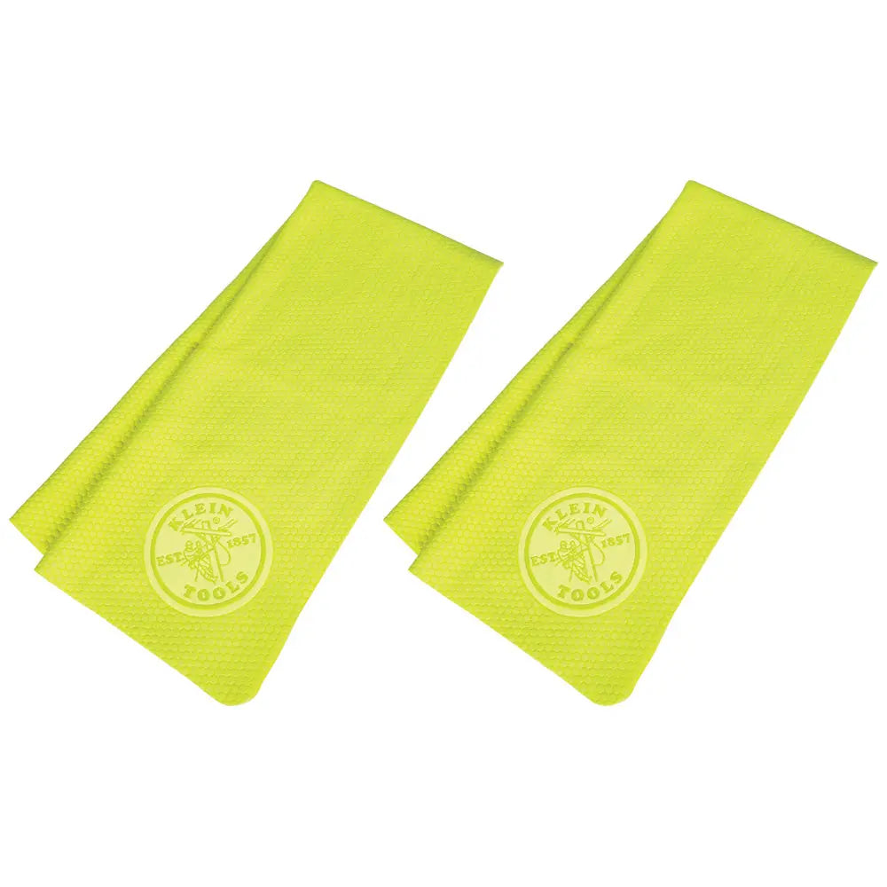 Klein Cooling PVA Towel, High-Visibility Yellow, 2-Pack Klein Tools