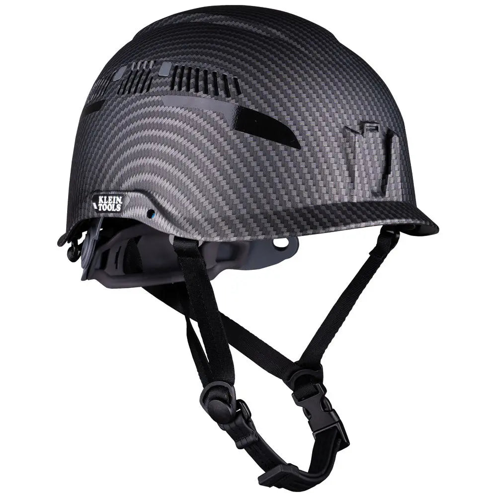 Klein Safety Helmet, Premium KARBN™ Pattern, Class C, Vented Klein Tools