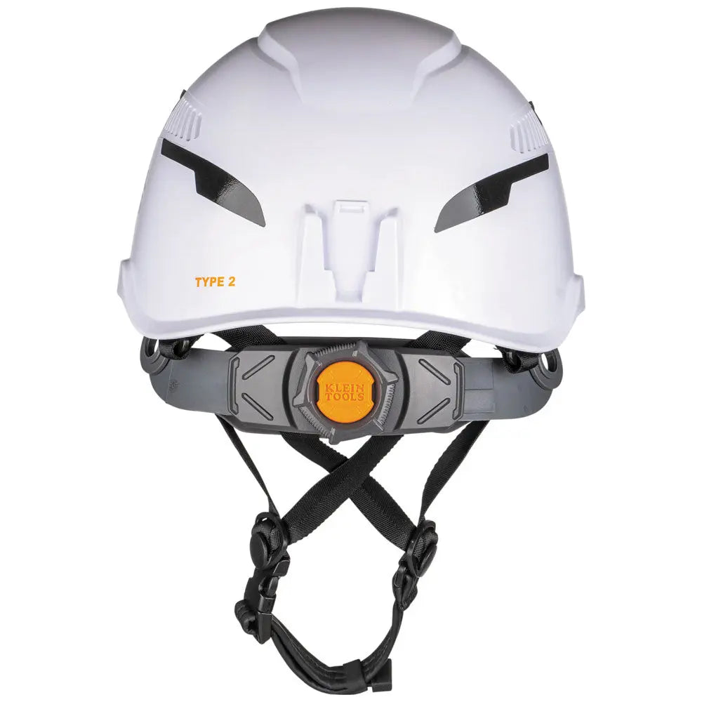 Klein Safety Helmet, Type-2, Vented Class C, with Rechargeable Headlamp Klein Tools