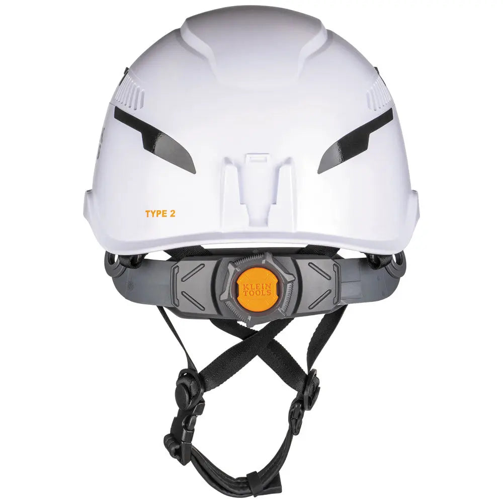 Klein Safety Helmet, Type-2, Vented Class C, White Klein Tools