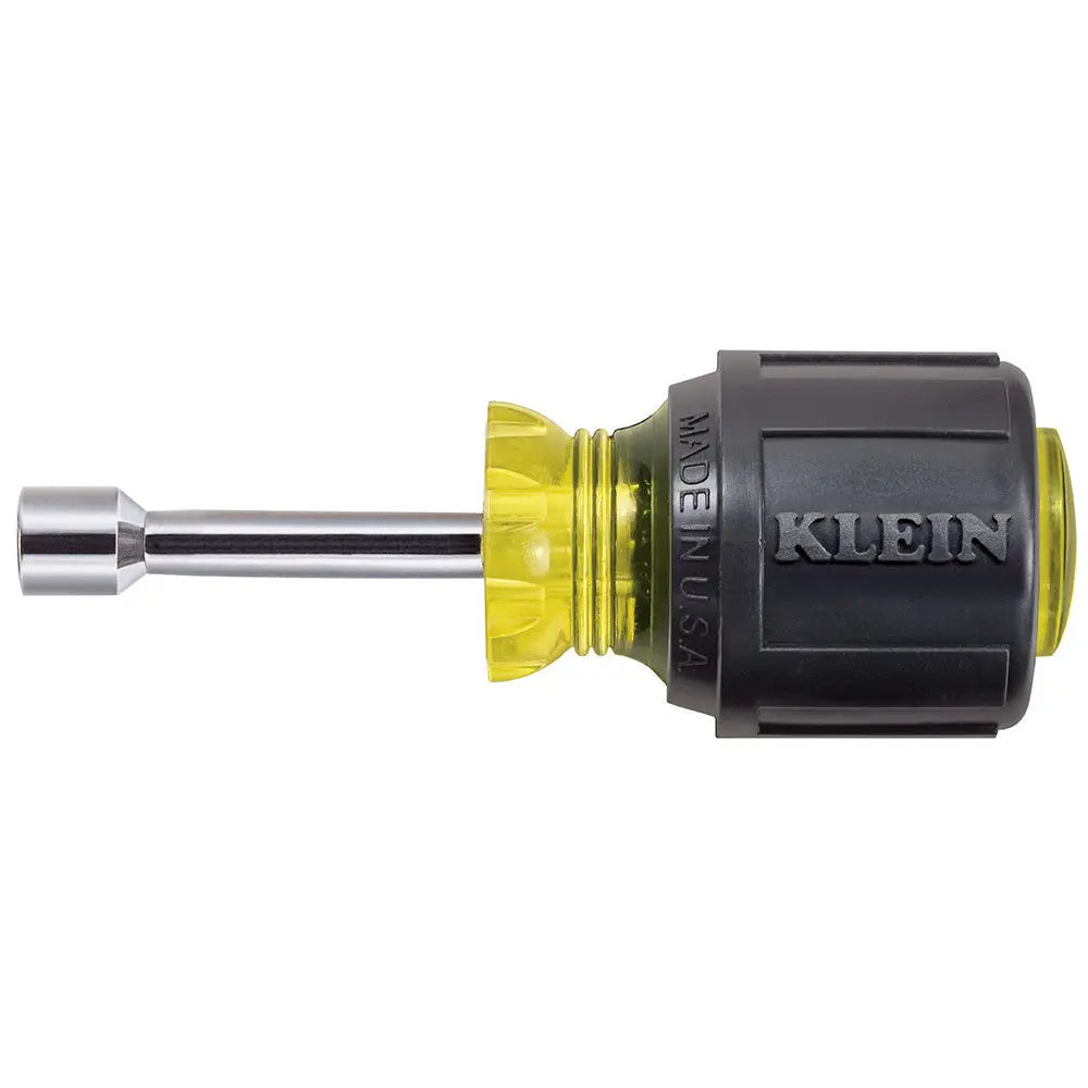 Klein 1/4-Inch Stubby Nut Driver with 1-1/2-Inch Shaft Klein Tools