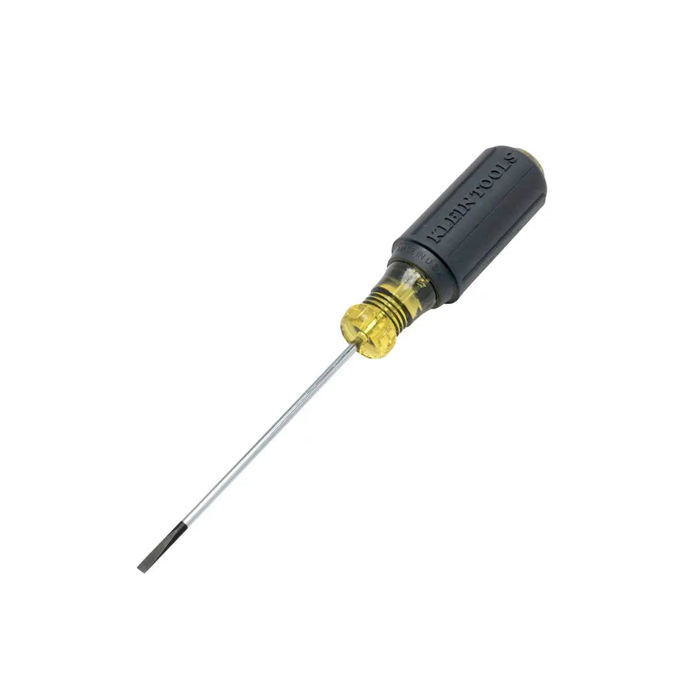 Klein Terminal Block Screwdriver, 1/8-Inch Cabinet, TB-DIN Klein Tools
