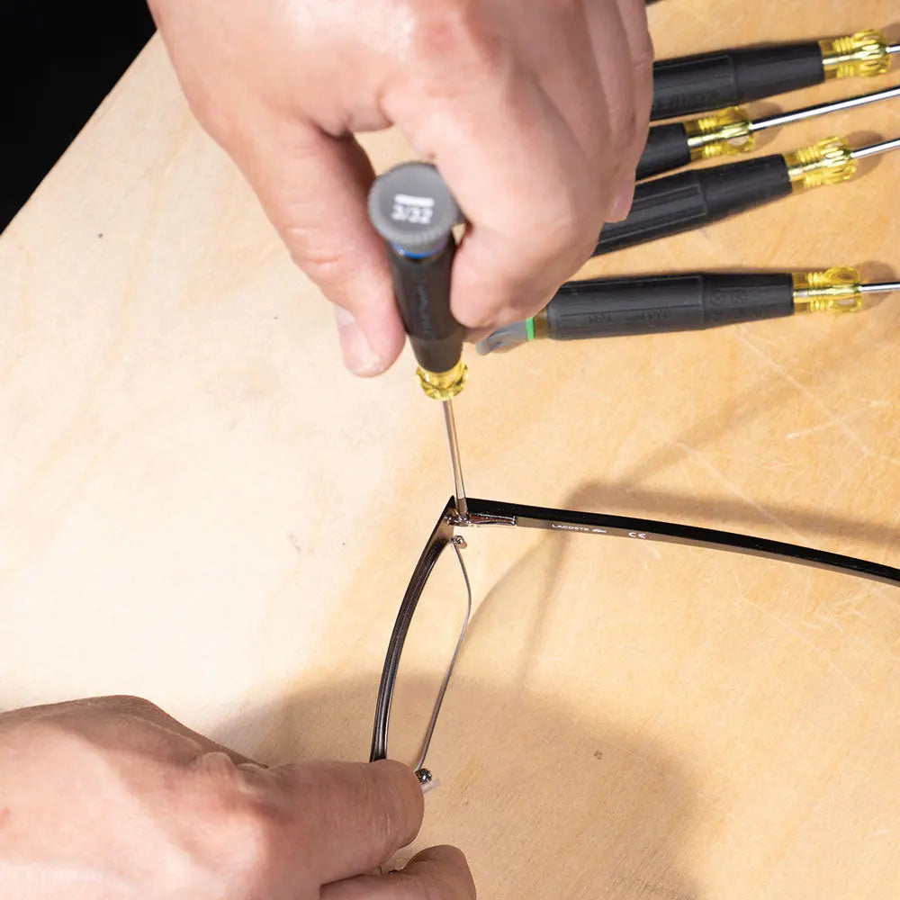 Klein Precision Screwdriver Set, Slotted, and Phillips 4-Piece Klein Tools