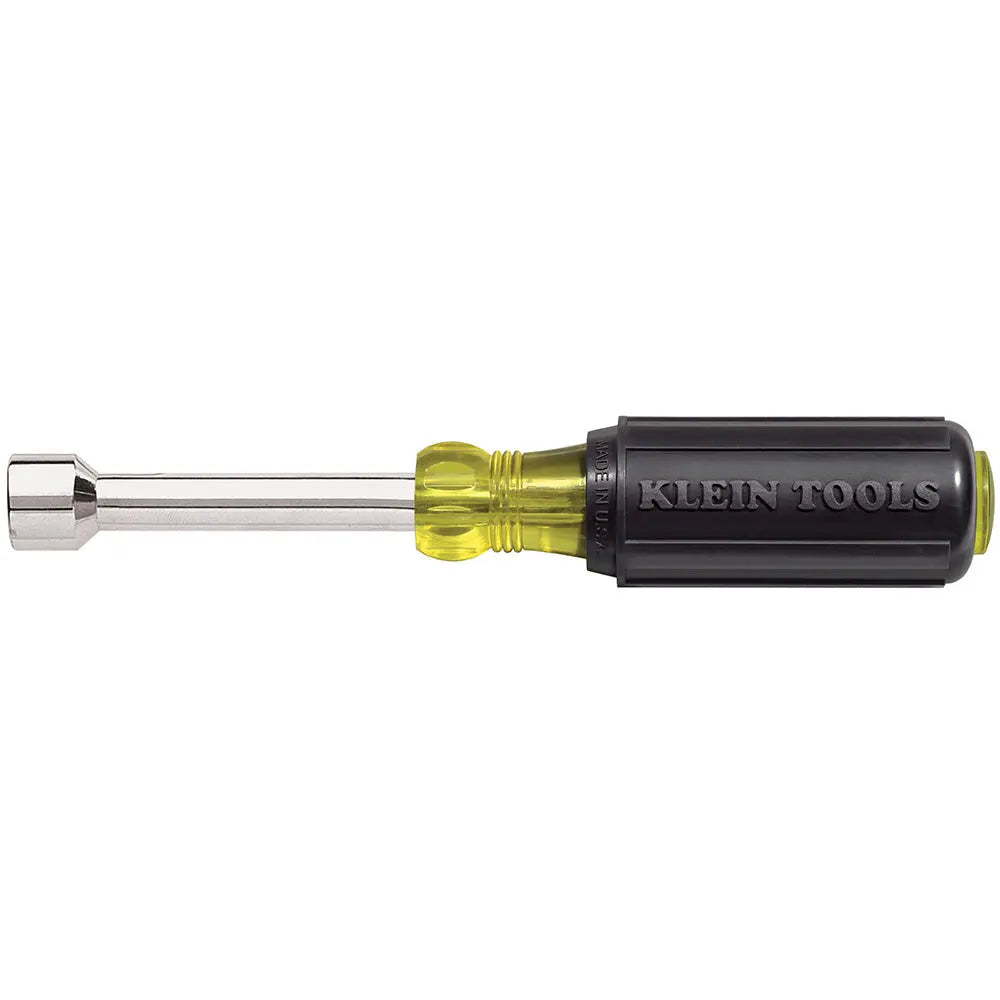 Klein 1/2-Inch Nut Driver, 3-Inch Shaft, Cushion-Grip Klein Tools