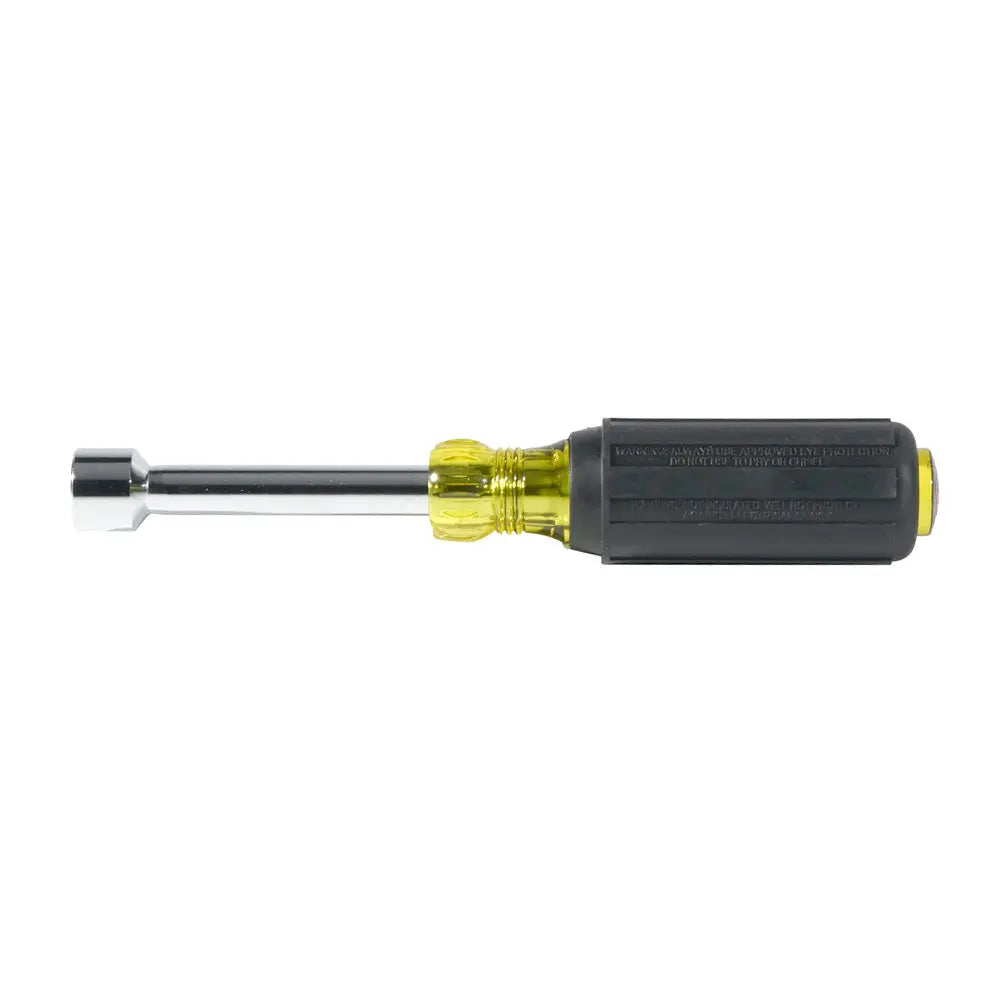 Klein 1/2-Inch Nut Driver, 3-Inch Shaft, Cushion-Grip Klein Tools