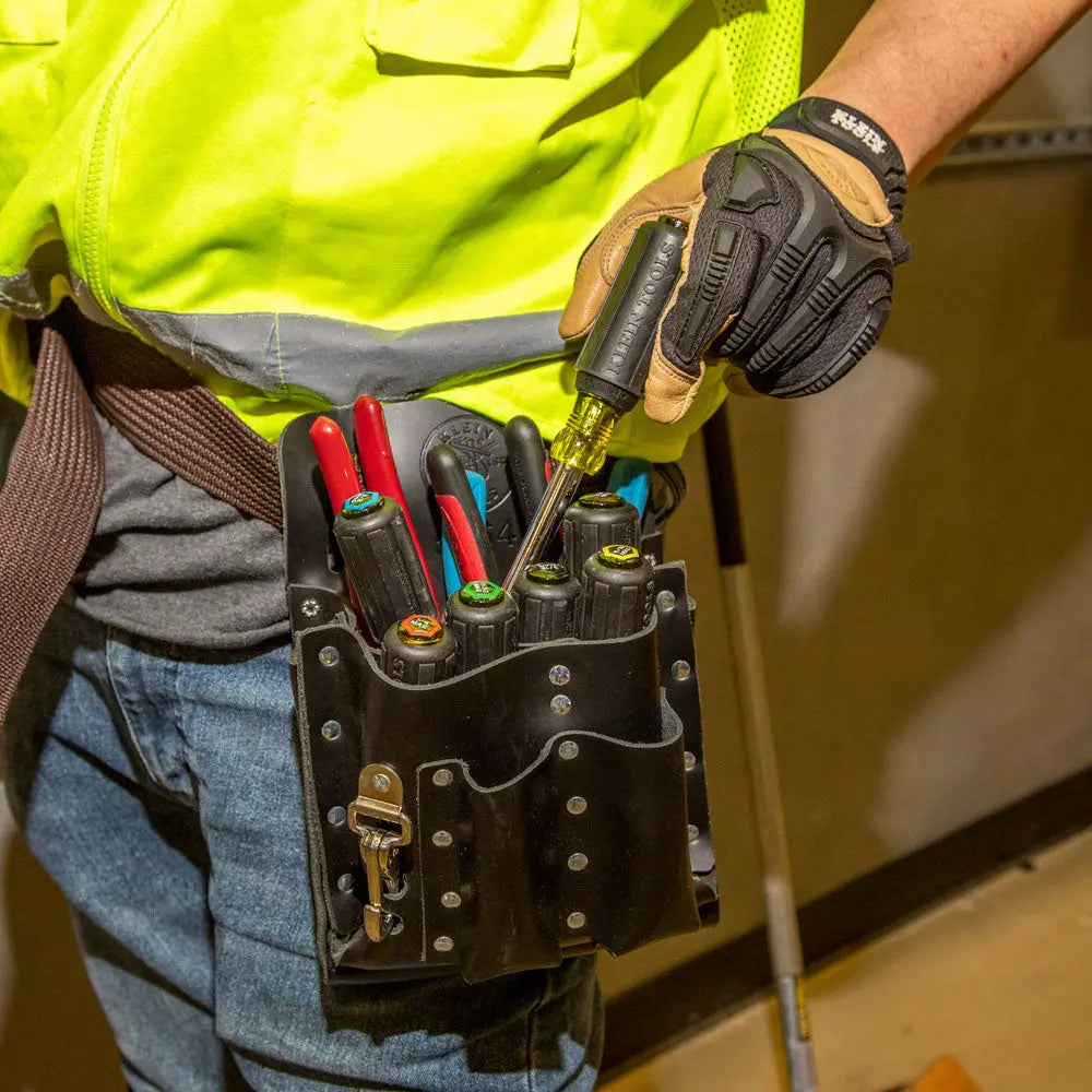 Klein Nut Driver Set, Magnetic Nut Drivers, 3-Inch Shaft, 7-Piece Klein Tools