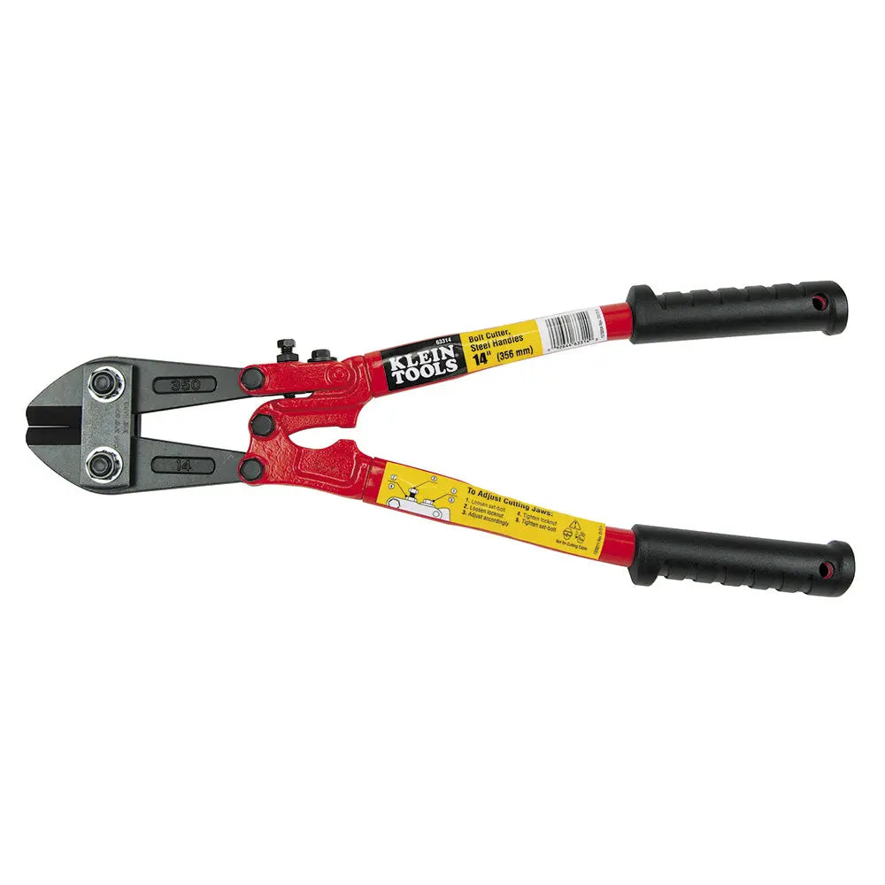 Klein Bolt Cutter, Steel Handle, 14-Inch Klein Tools