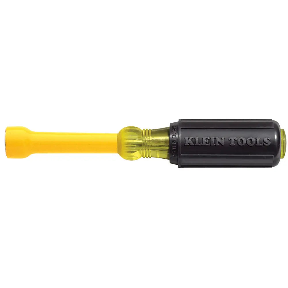 Klein 7/16-Inch Coated Nut Driver, 3-Inch Hollow Shaft Klein Tools