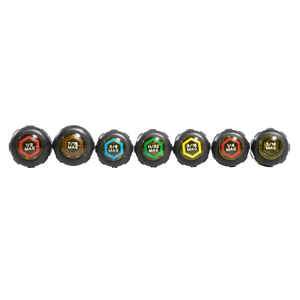 Klein Nut Driver Set, Magnetic Nut Drivers, 6-Inch Shafts, 7-Piece Klein Tools
