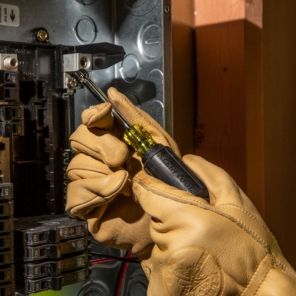 Klein Nut Driver Set, Metric Nut Drivers, 3-Inch Shafts, 7-Piece