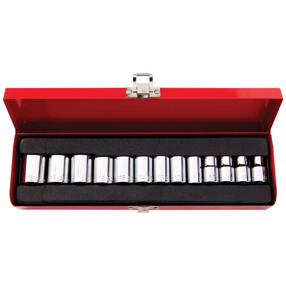 Klein 3/8-Inch Drive Socket Wrench Set, Metric, 13-Piece Klein Tools