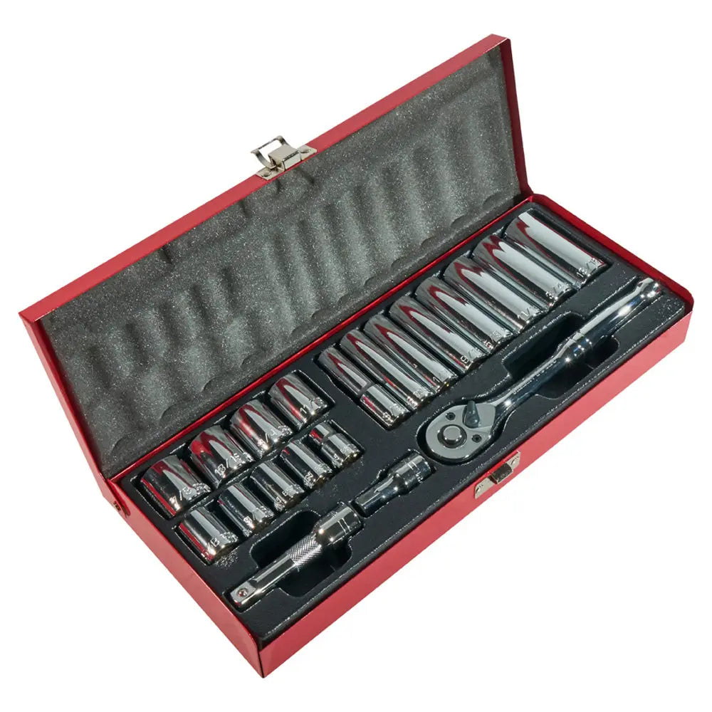 Klein 3/8-Inch Drive Socket Wrench Set, 20-Piece Klein Tools