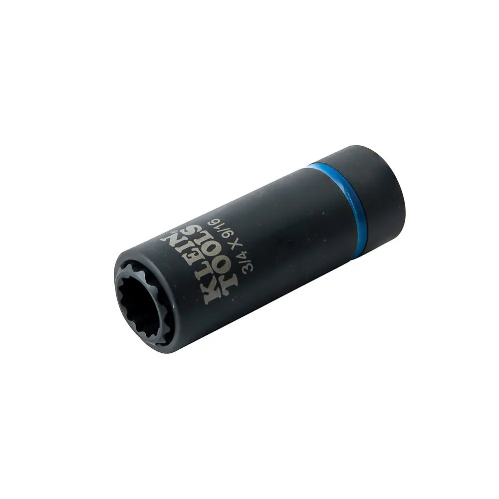 Klein 2-in-1 Impact Socket, 12-Point, 3/4 and 9/16-Inch Klein Tools